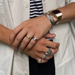 BEAMS（ビームス）【別注】NORTH WORKS / 25￠パッチワーク リング