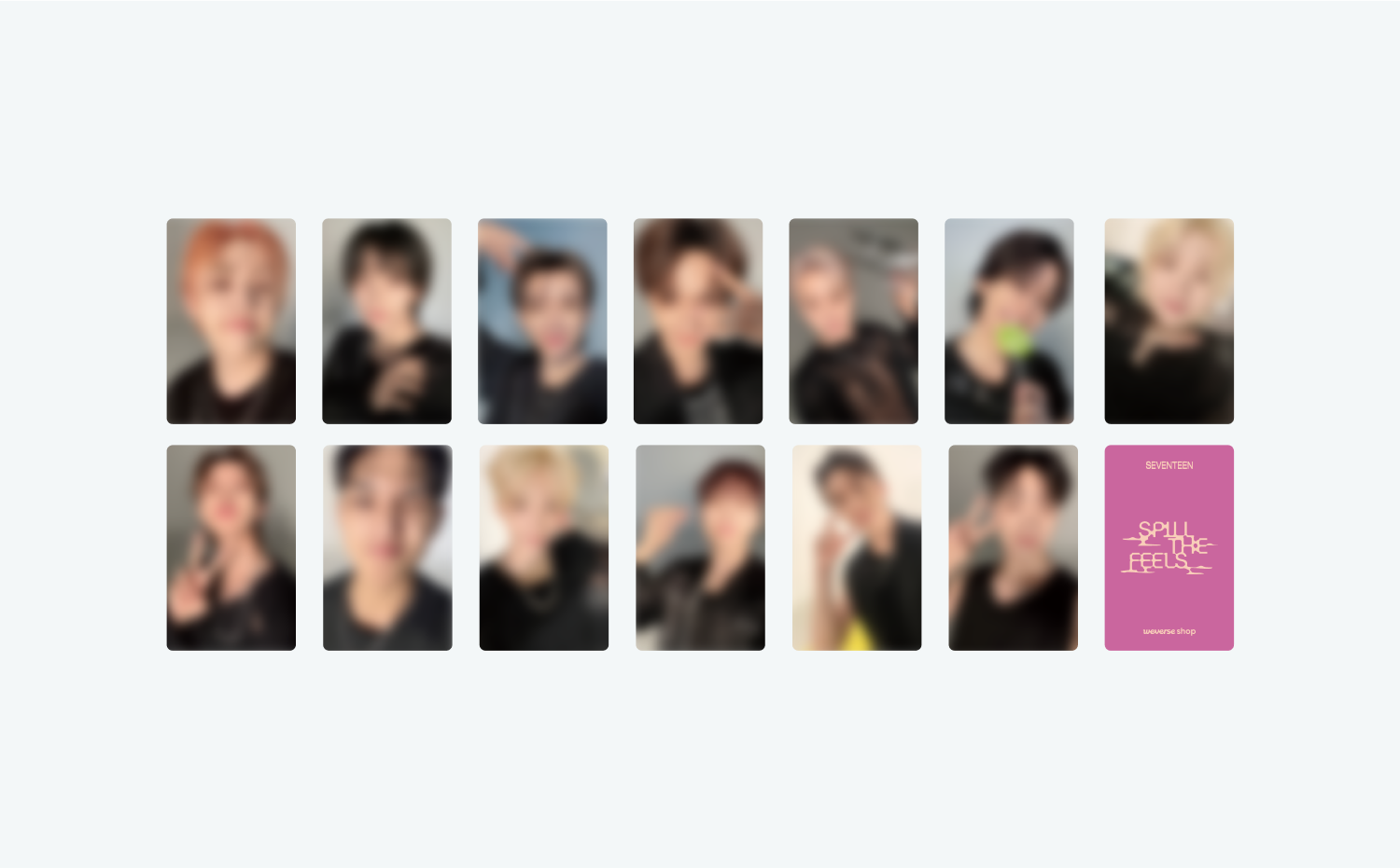 SEVENTEEN 12th Mini Album『SPILL THE FEELS』予約購入者向けWeverse