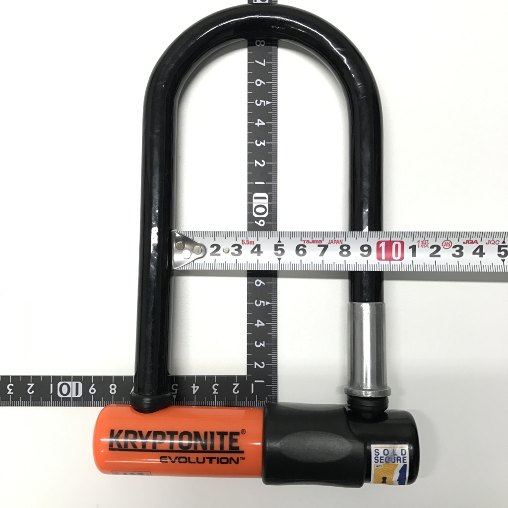KRYPTONITE(クリプトナイト) Evolution Mini-7 U字ロックを格付して