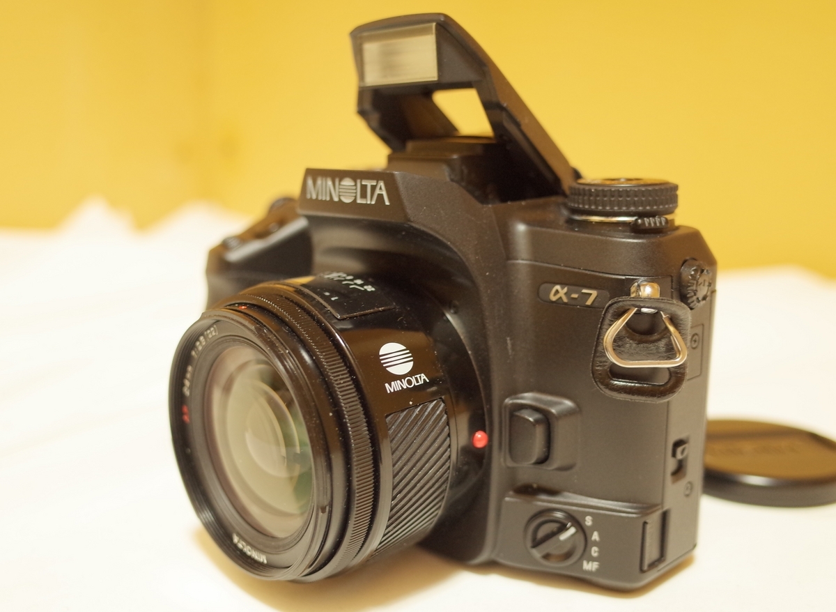 MINOLTA α-7 ミノルタ末期のフィルム一眼レフ 使ってみて - 怠惰に生き