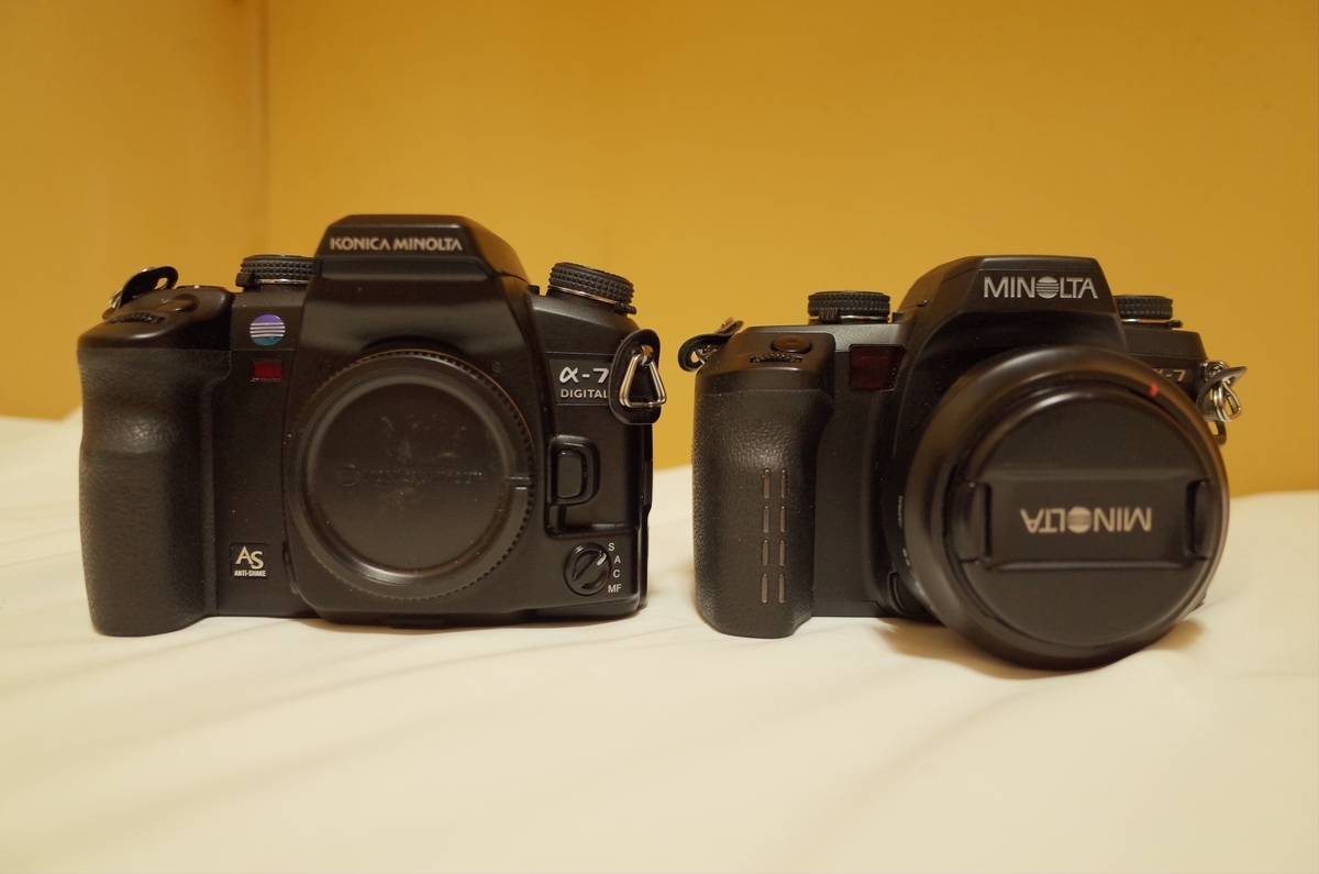 MINOLTA α-7 ミノルタ末期のフィルム一眼レフ 使ってみて - 怠惰に生き