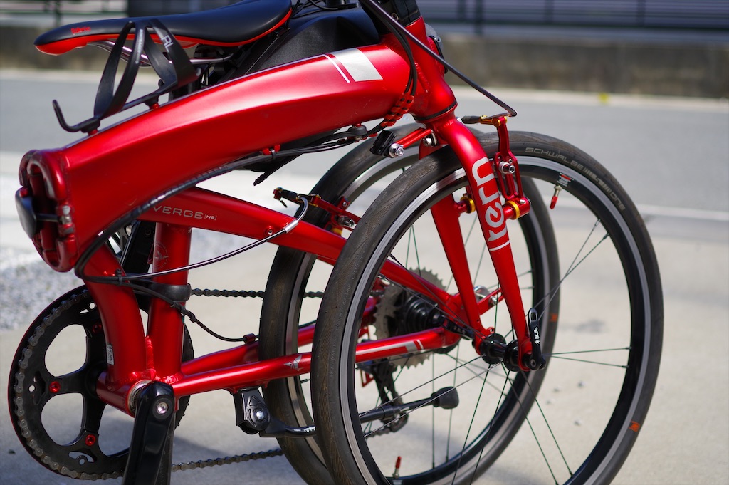 tern Verge N8カスタム（CATEYE センターフォークブラケット） - 二輪祭