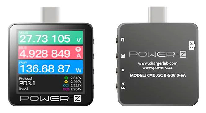 中堅USBテスター POWER-Z KM003Cをレビューする - tomoca2のブログ