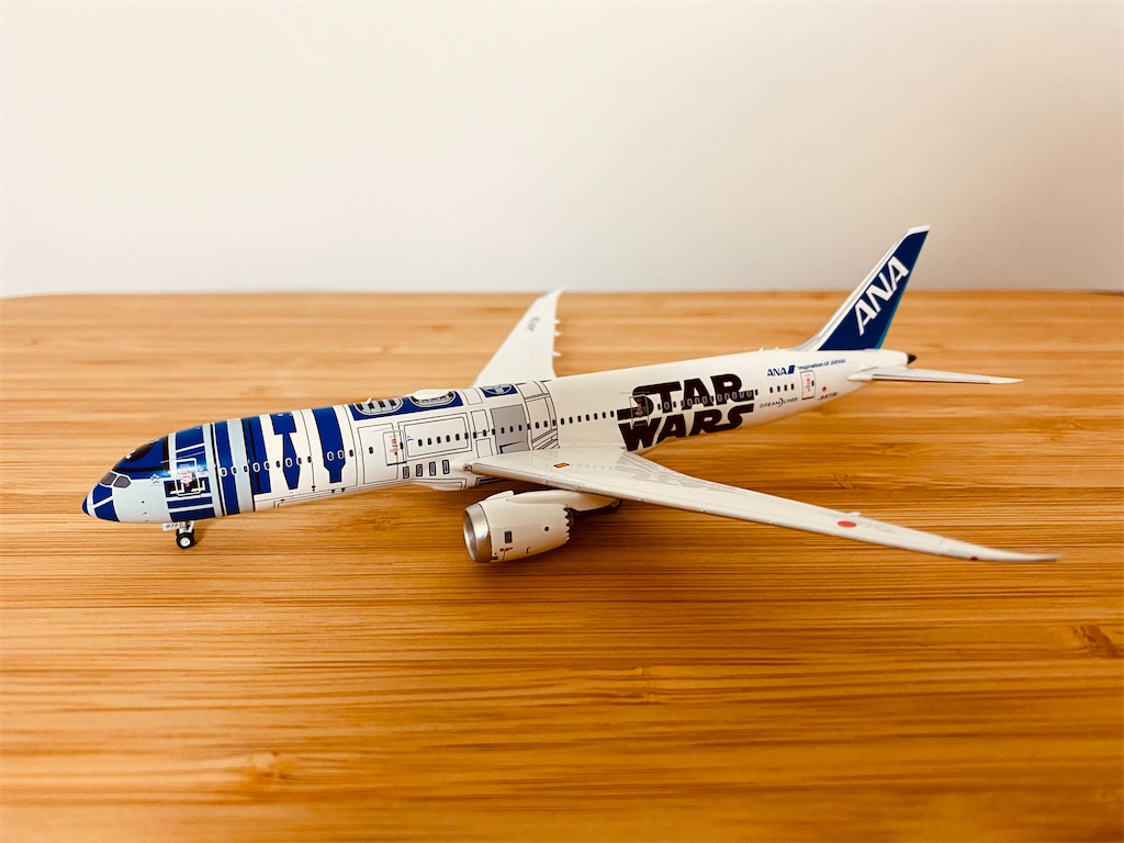 NGmodel 全日空空輸 787-9 R2-D2 ANA JET 1/400（JA873A）がデリバリー