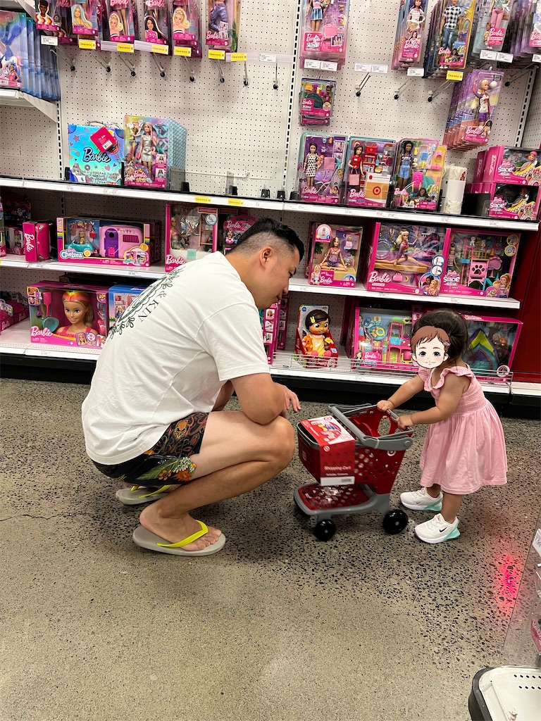 子供へのハワイ土産はターゲットのショッピングカート - リーマン