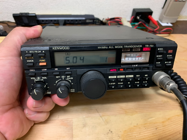 ケンウッドオールモードトランシーバーTR-751 動作未確認