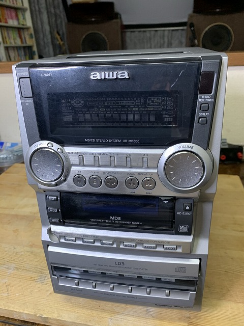 AIWA MD/CDミニコンポ XR-MD500の修理 －その1－ - TomのブログⅡ