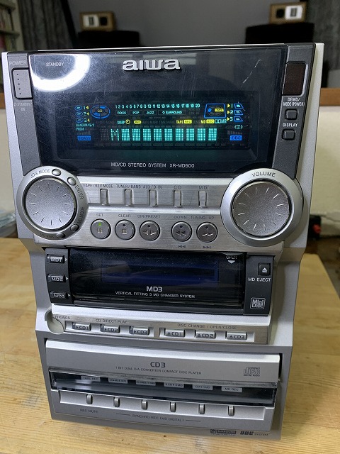 AIWA MD/CDミニコンポ XR-MD500の修理 －その1－ - TomのブログⅡ