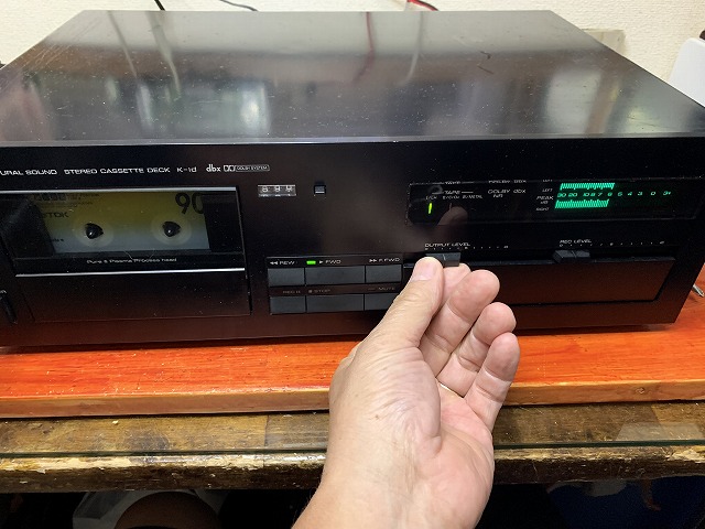 YAMAHA カセットデッキ K-1d の修理 ーその1ー - TomのブログⅡ
