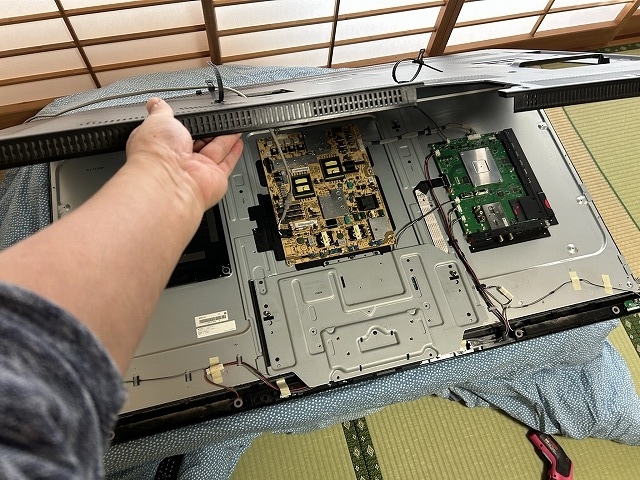 シャープ 液晶テレビ AQUOS LC-52ZSの修理のリベンジ ーその1ー - Tom