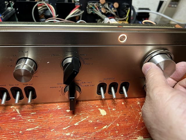 LUXMAN プリメインアンプ L-507の修理 ーその2ー - TomのブログⅡ