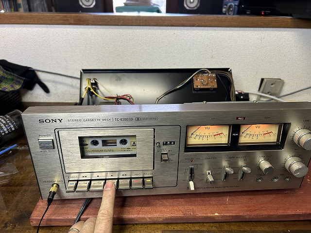 SONY カセットデッキ TC-4300SDの修理 ーその1ー - TomのブログⅡ
