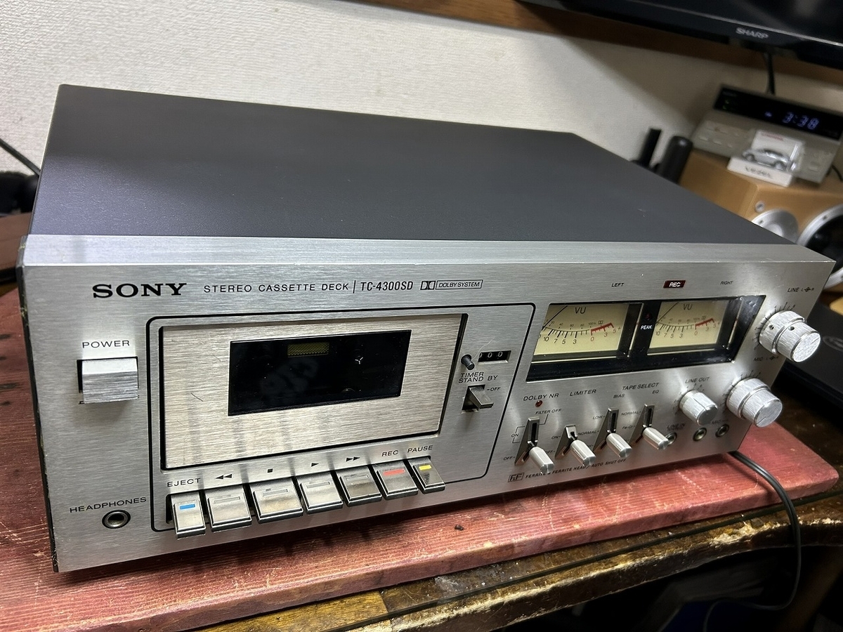 SONY カセットデッキ TC-4300SDのリベンジ修理 ーその1ー - TomのブログⅡ