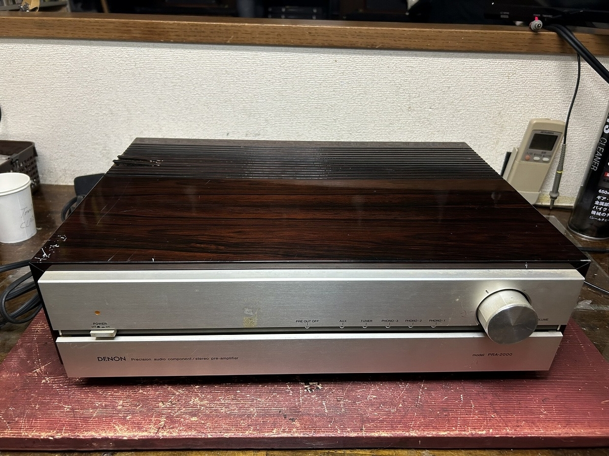 DENON プリアンプ PRA-2000の修理 ープロローグー - TomのブログⅡ