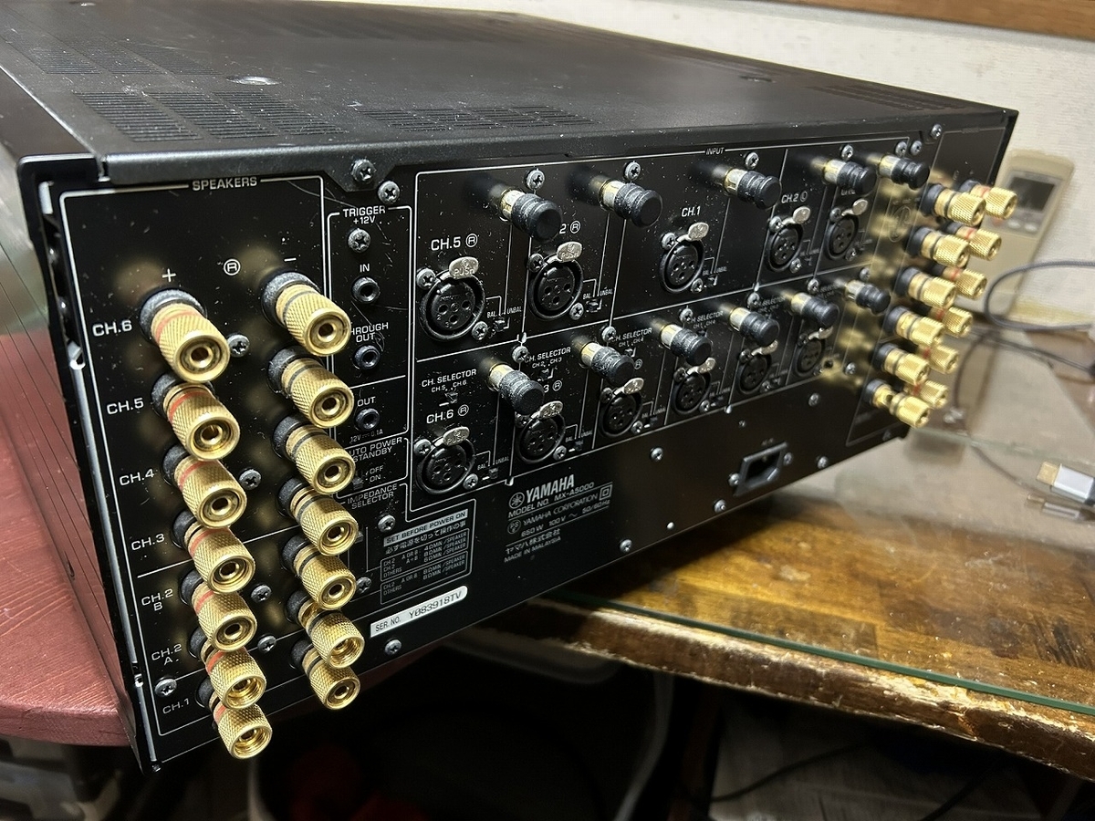 YAMAHA 11chパワーアンプ MX-A5000の修理 ーその1ー - TomのブログⅡ