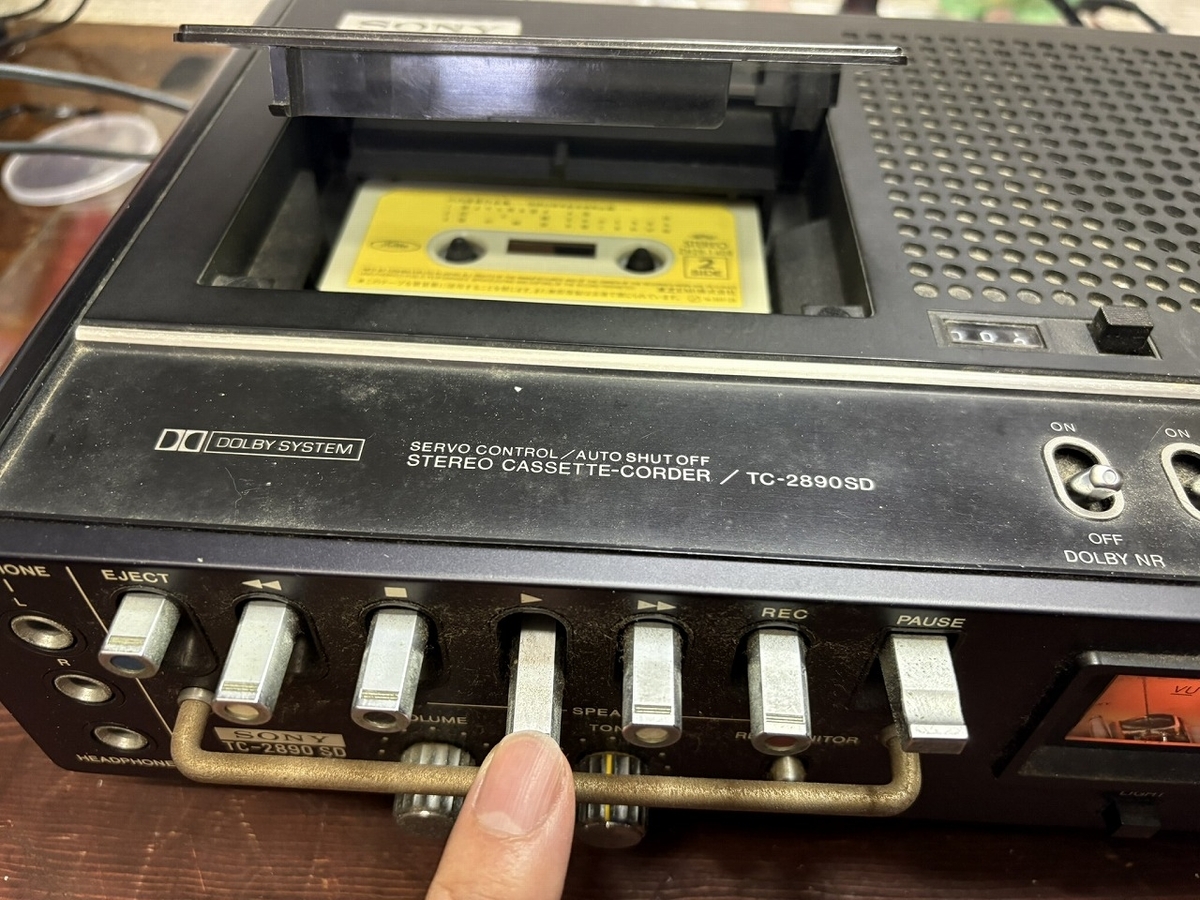 SONY カセットデンスケ TC-2890SDの修理 ーその1ー - TomのブログⅡ