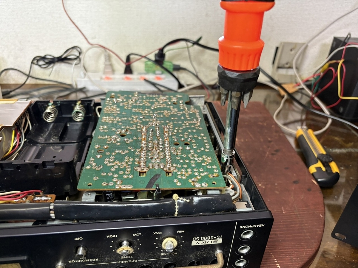 SONY カセットデンスケ TC-2890SDの修理 ーその1ー - TomのブログⅡ