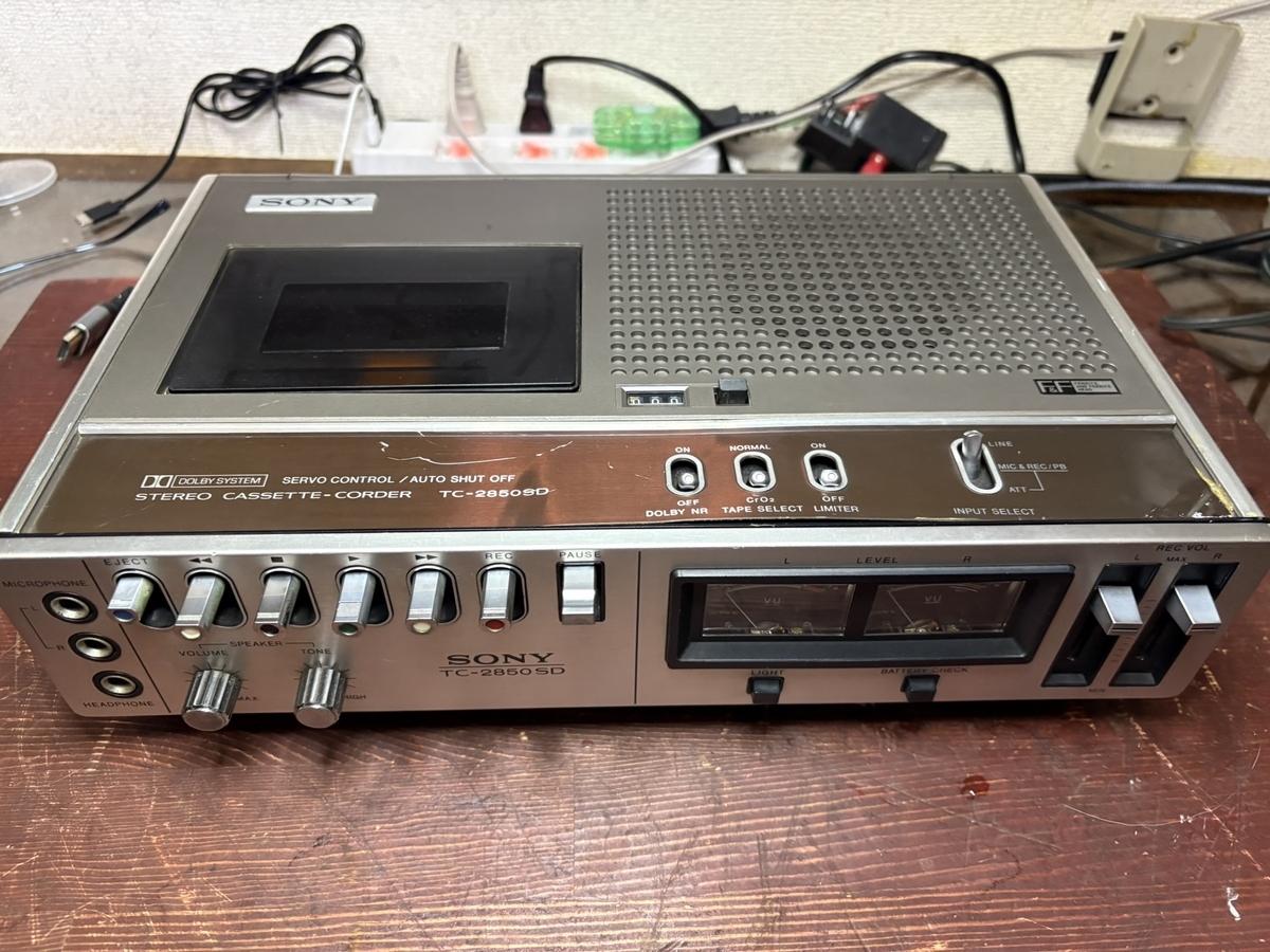 SONY カセットデンスケ TC-2890SDの修理 ーFINALー - TomのブログⅡ