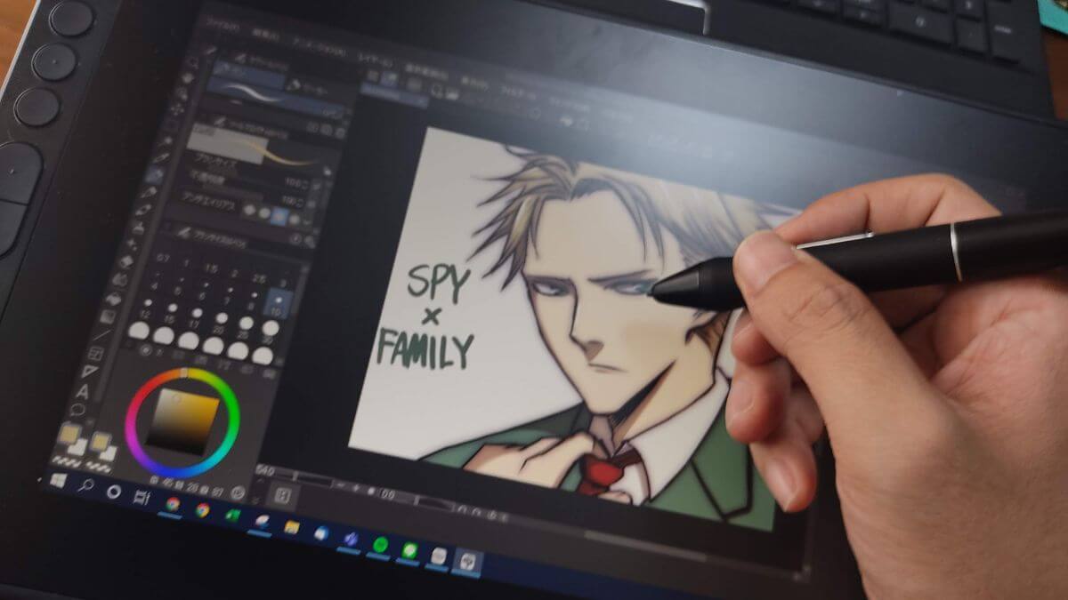 オススメ液タブ】HUIONのKamvas12豪華版レビュー【スタンド付きで2万円