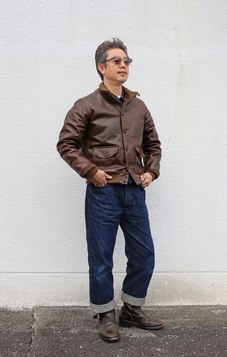 BUZZ RICKSON'S / バズリクソンズ ホースハイドを使用した エイジング