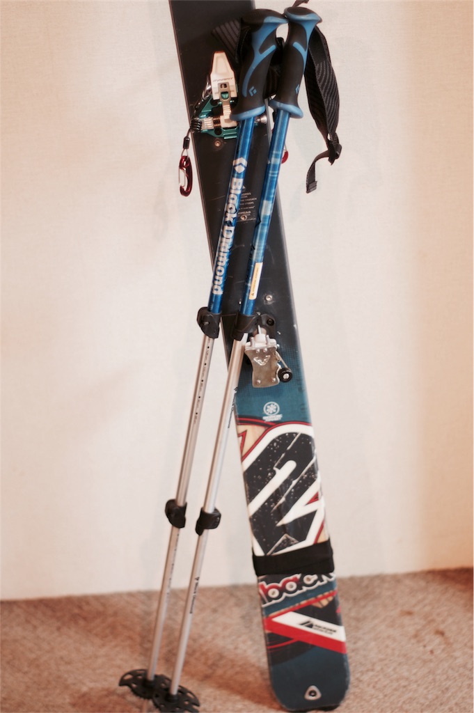 バックカントリースキー用に伸縮ポールを買ってみました - ワンゲル部