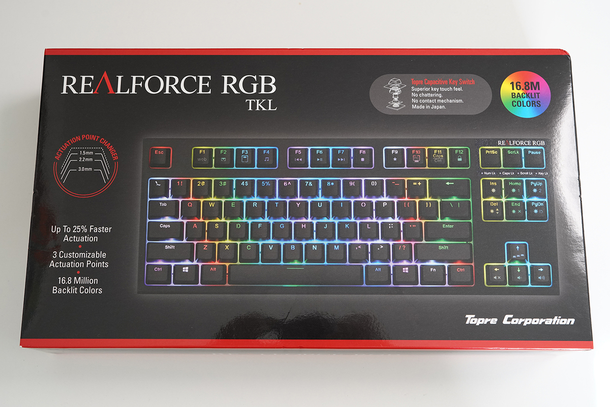 東プレ REALFORCE RGB TKL R2TLA-US4G-BK レビュー - 買ってから考える