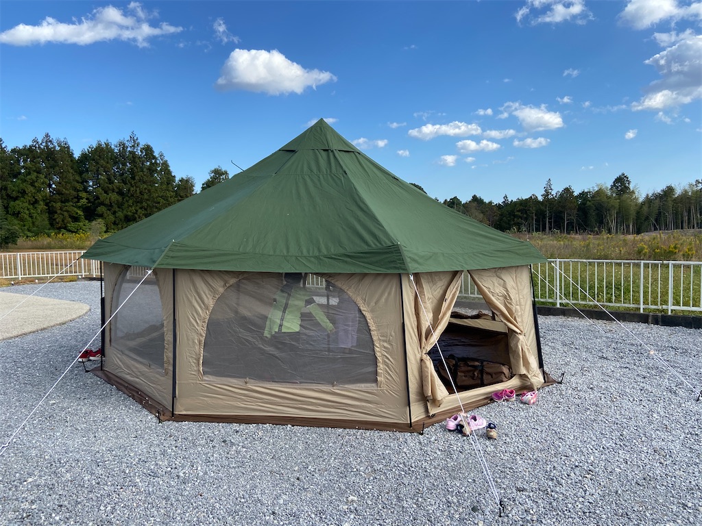 やってきました！！我が家にタケノコテント2 - ナースてっぷ