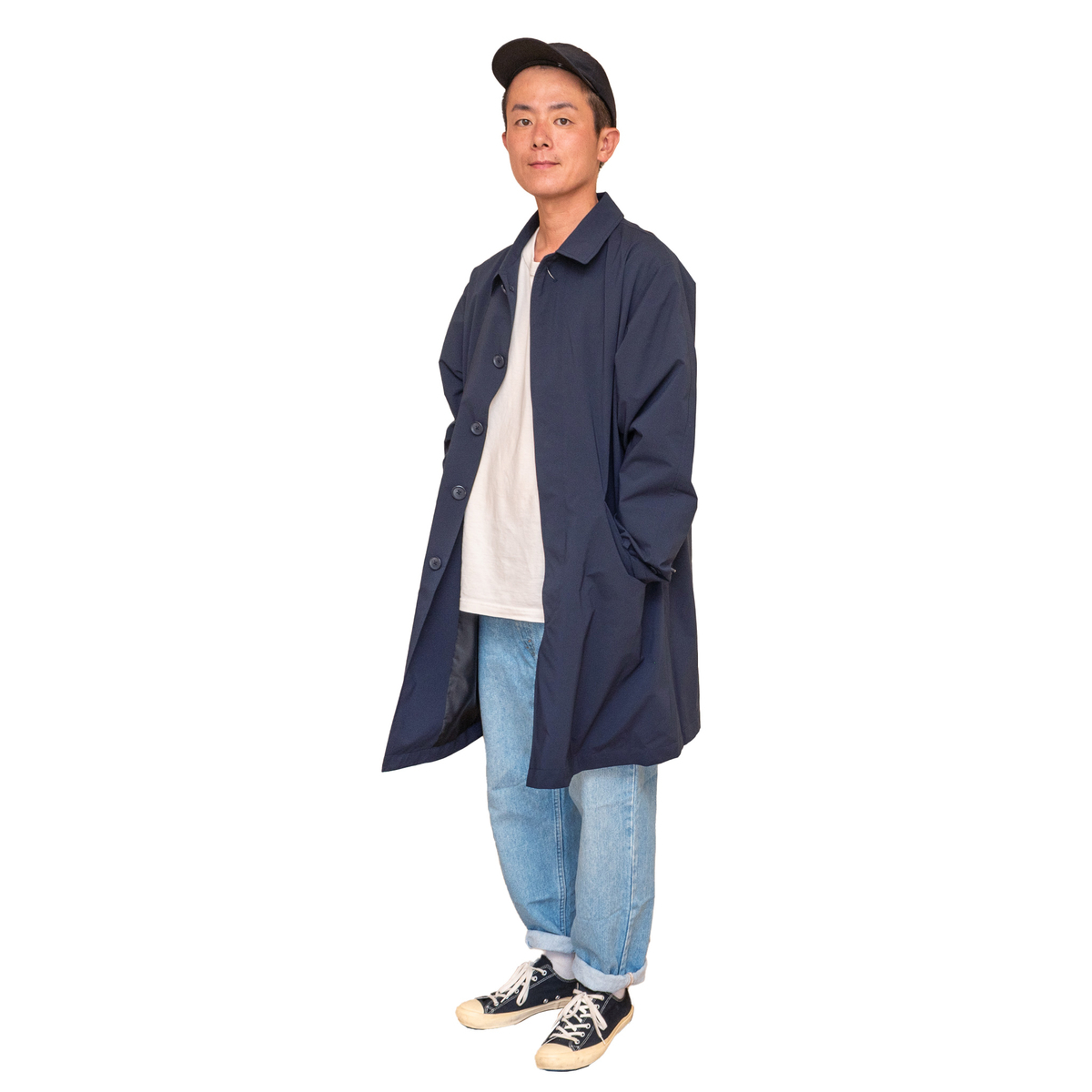 世界初公開】ワークマン×山田耕史「SOLOTEX蓄熱ステンカラーコート