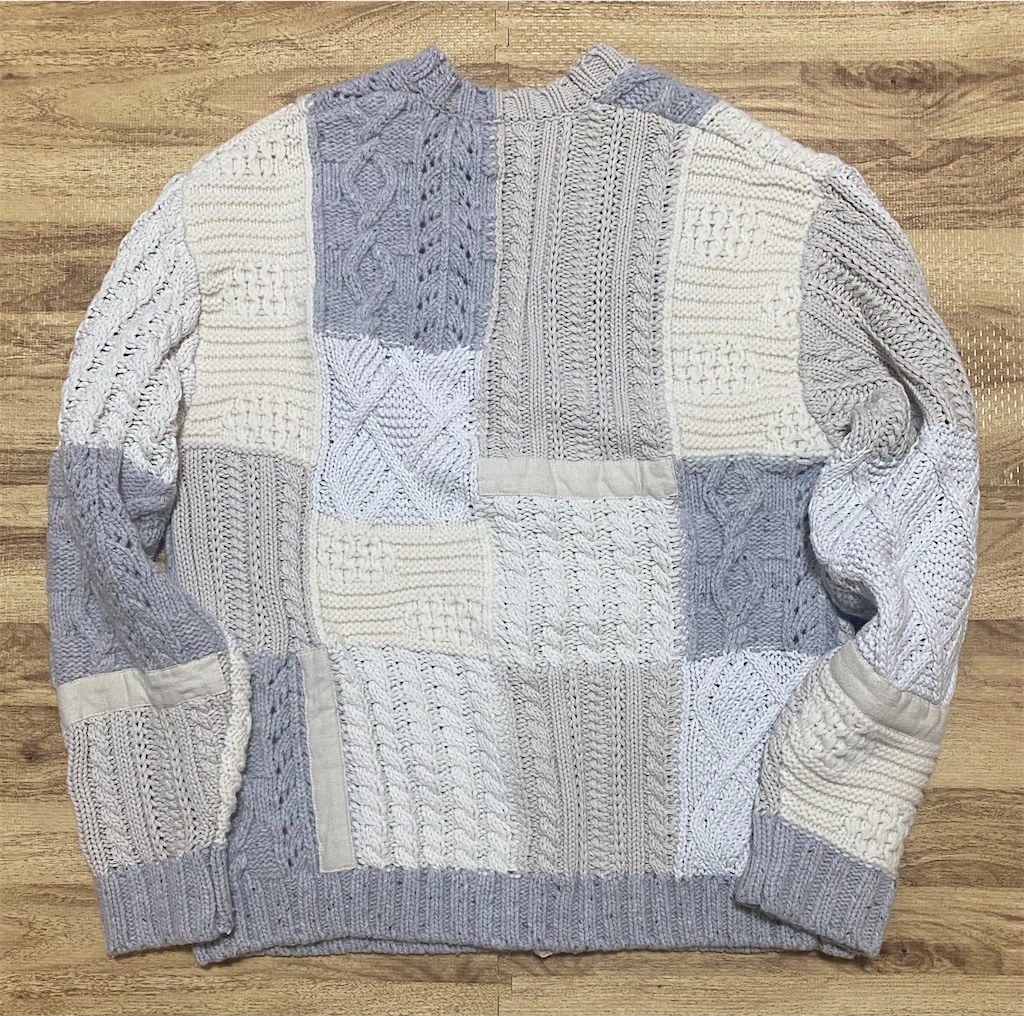 Supreme Patchwork Cable Knit Cardigan - HYPE Timothy