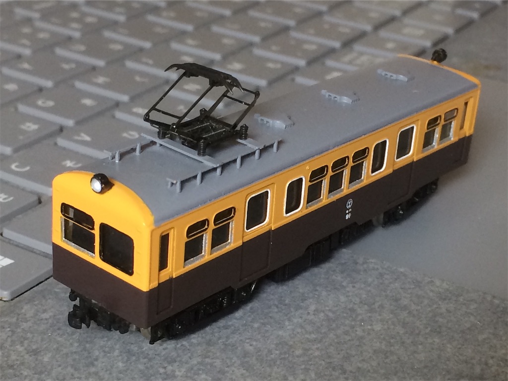 Nゲージ蒲原鉄道モハ91(しもたか企画製キット組立) 制作記 - 傘縫み