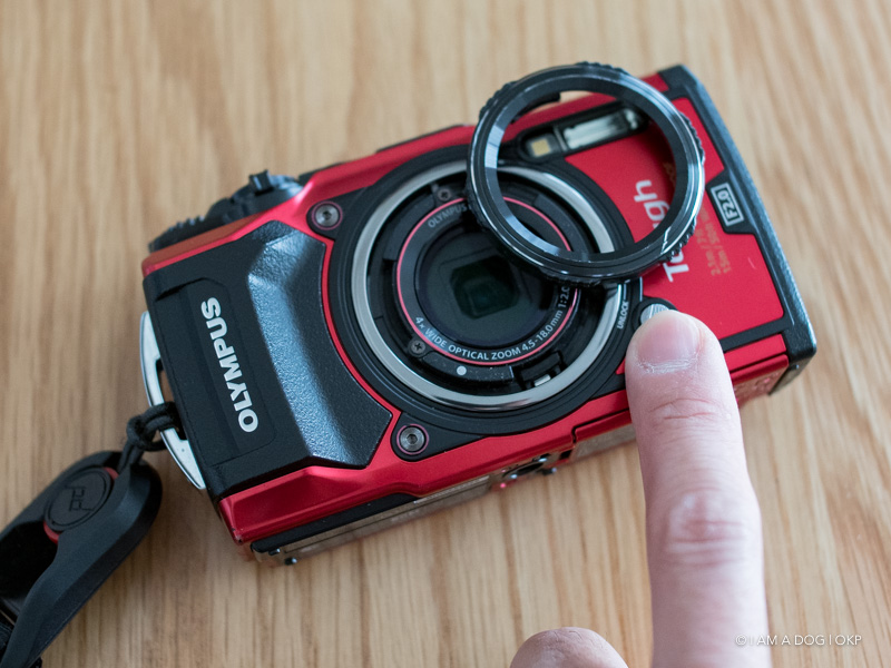 防水カメラOLYMPUS TG-5で広角が撮れるようになるフィッシュアイ