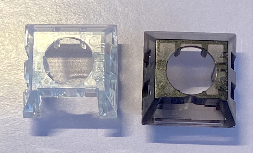 構造比較｜HHKB Studio 保守用スイッチとKailh Deep Sea Silent Box