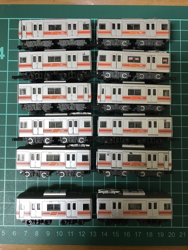 Bトレ 相鉄新7000系を組み立てる。 - Mori＠Forestのイロイロブログ