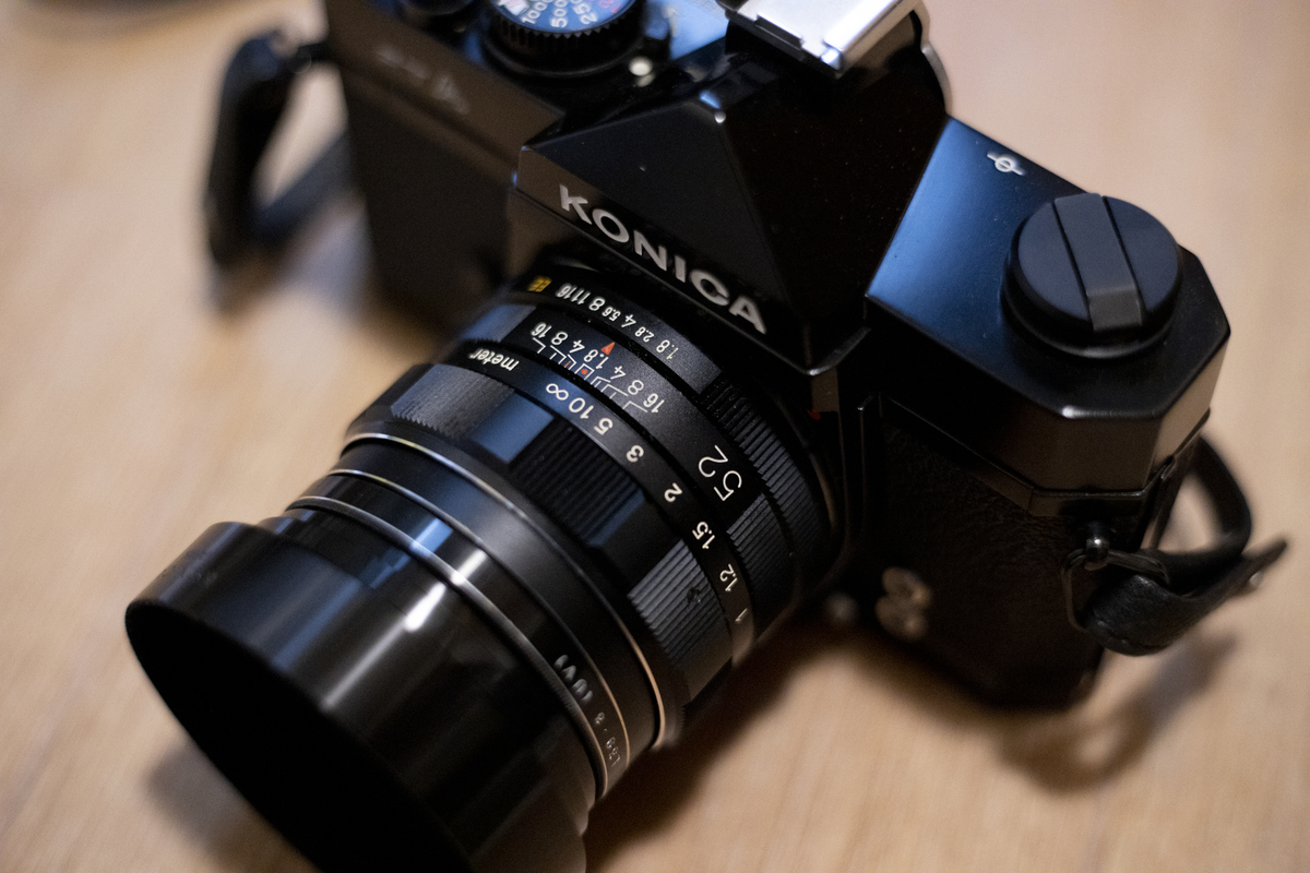 KONICAの一眼レフ FTA（初代）を落としてみました - 雑食カメラマンの