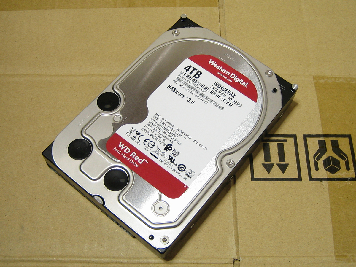 WesternDigital Red WD40EFAX』 ◇SMRで大炎上／ネットで話題のHDD