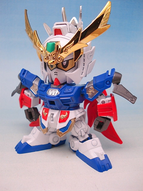 バンダイ BB戦士 三国伝 翔烈帝 劉備ガンダム 龍輝宝 的廬 レビュー