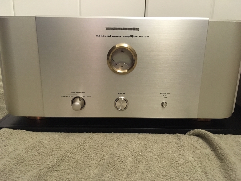 散財】marantzモノラルパワーアンプ MA-9S1導入！ピュアオーディオの