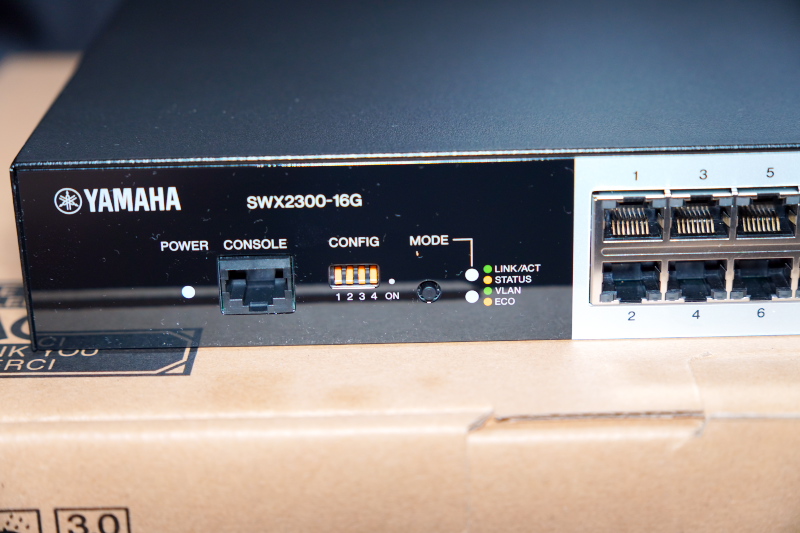 L2スイッチを Yamaha の「SWX2300-16G」へ入れ替えました - （新