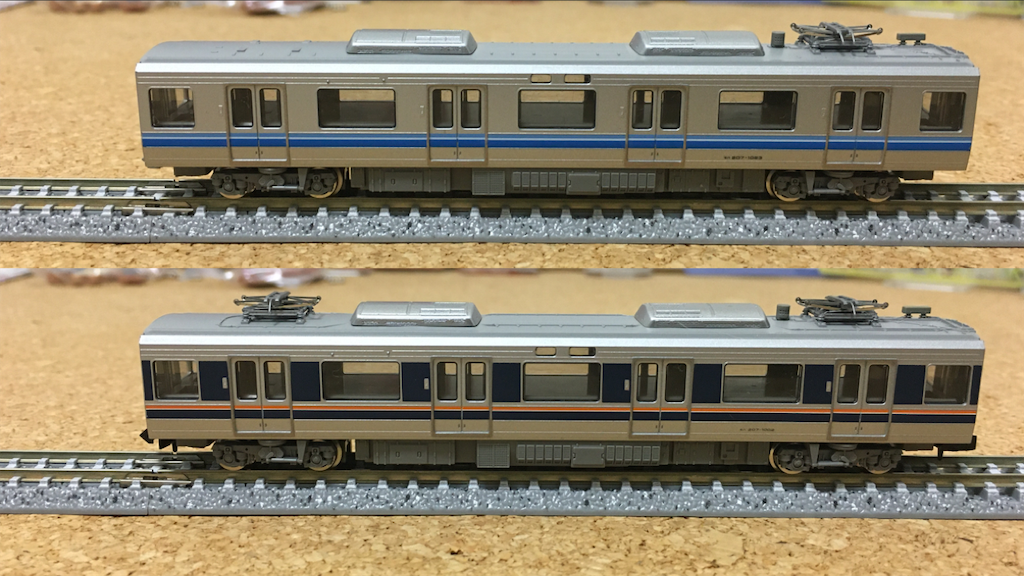 再) TOMIX 207系旧塗装 8両 - 相坂ノ桜