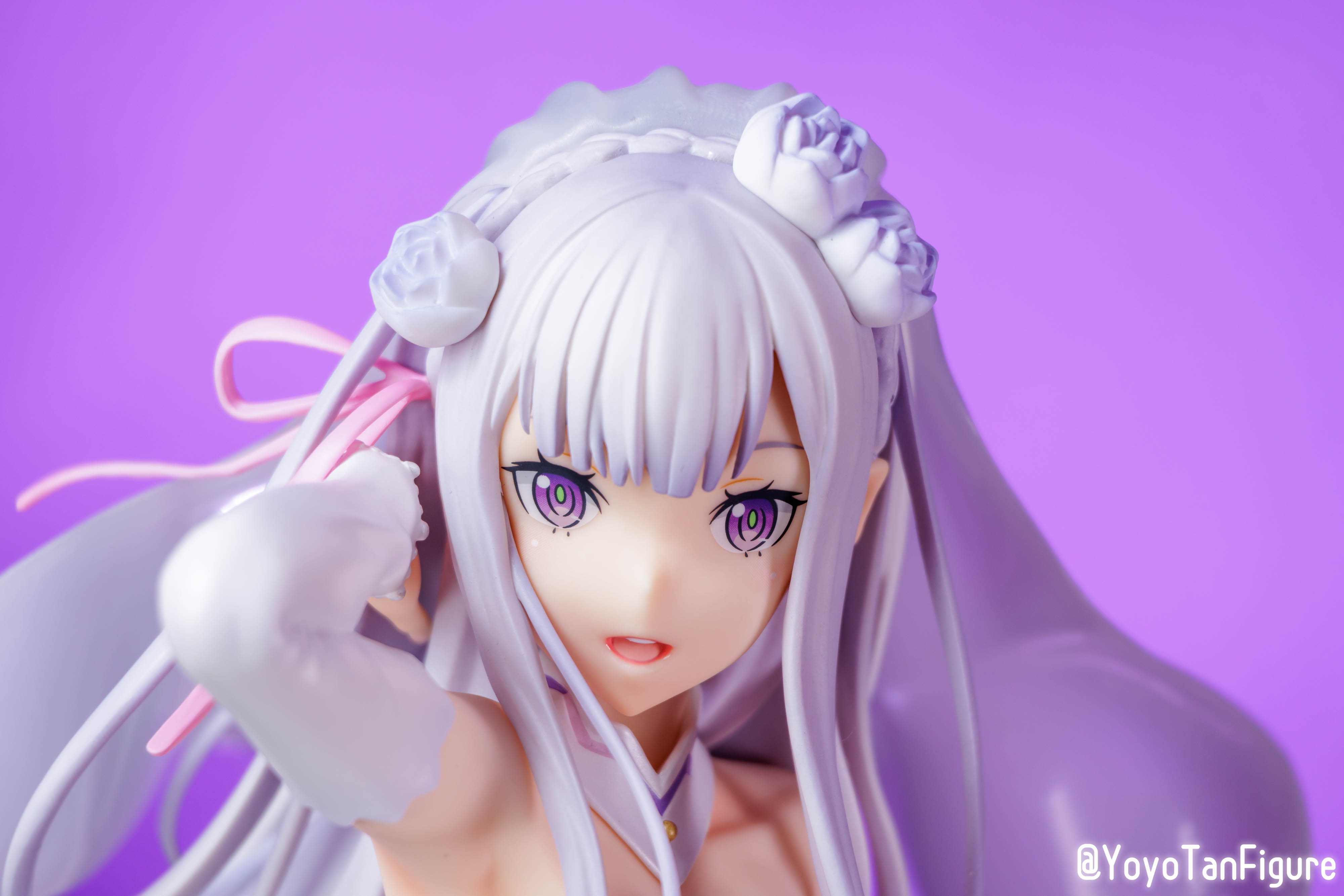 フィギュアお迎え リゼロ エミリア ウェディングVer. 1/7スケール