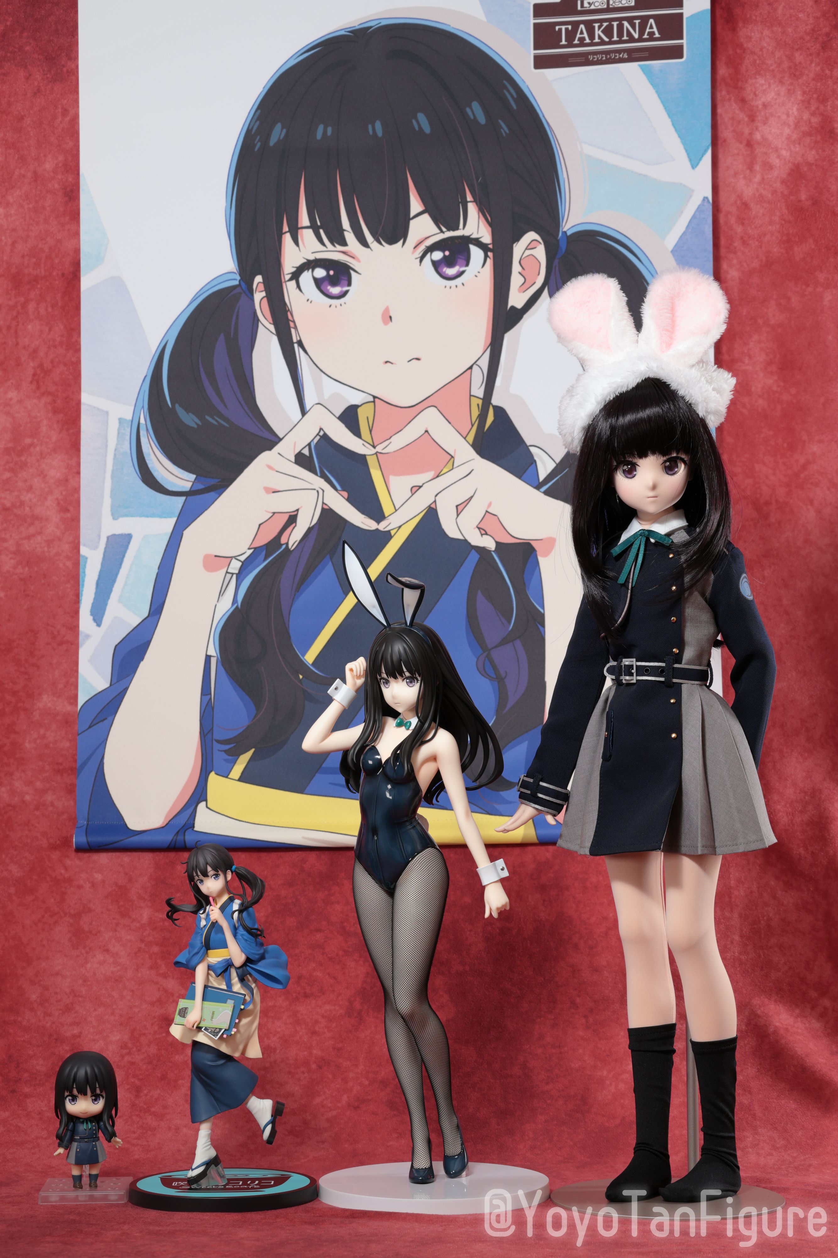 フィギュアお迎え リコリス・リコイル 井ノ上たきな バニーVer. 1/4