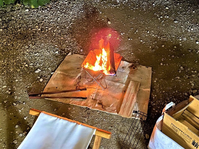 スノーピーク「焚火台SR」はソロキャンプに最適！ユニフレーム薪グリル