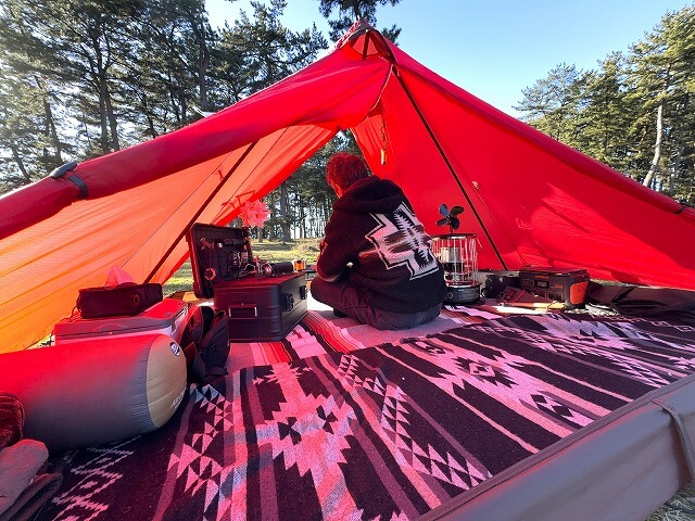 レビュー】テンマクデザイン パンダ レッド グラウンドシートを使って