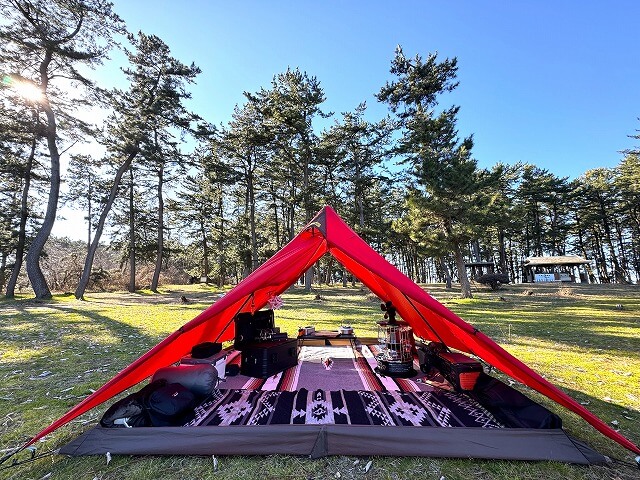 レビュー】テンマクデザイン パンダ レッド グラウンドシートを使って