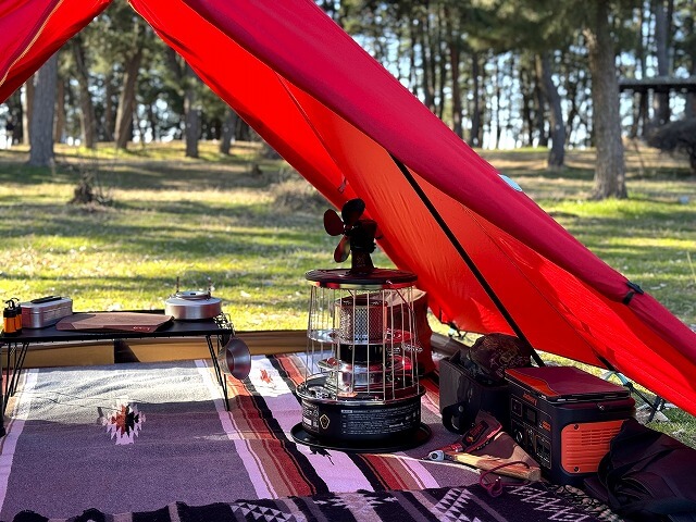 レビュー】テンマクデザイン パンダ レッド グラウンドシートを使って