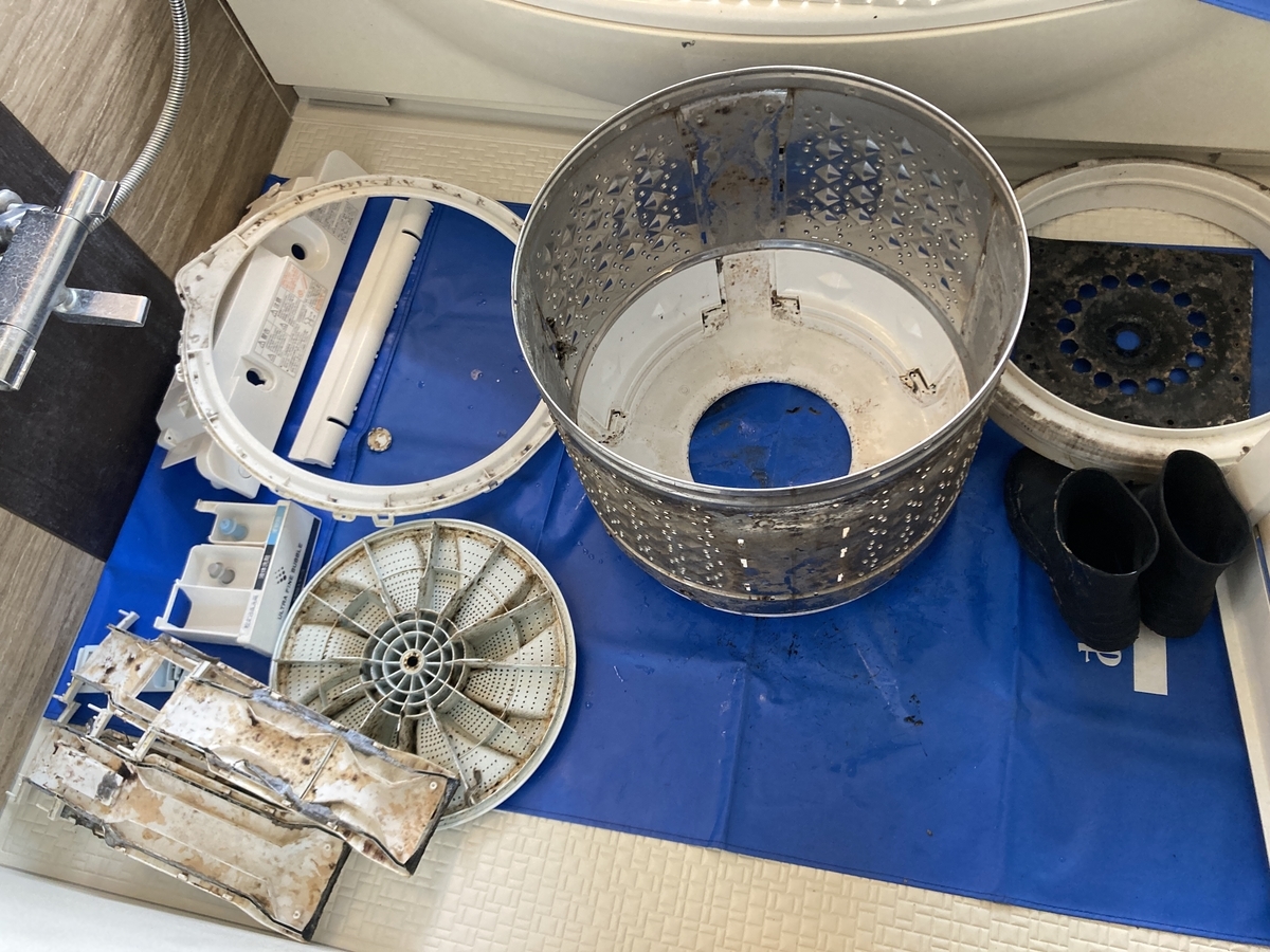 洗濯機クリーニング-TOSHIBA AW-10SD6 - - 中野さん@おそうじ日記