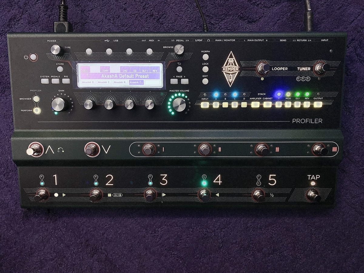 Kemper PROFILER STAGE導入｜ギター機材の話 - AkashAダイスケのMY