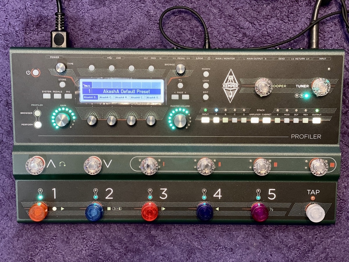 有料Rigを買ってみた｜Kemper PROFILER STAGE - AkashAダイスケのMY