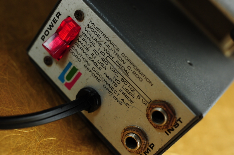 MUSITRONICS MU-TRON C-200 VOLUME-WAH PEDAL - エフェクター写真館