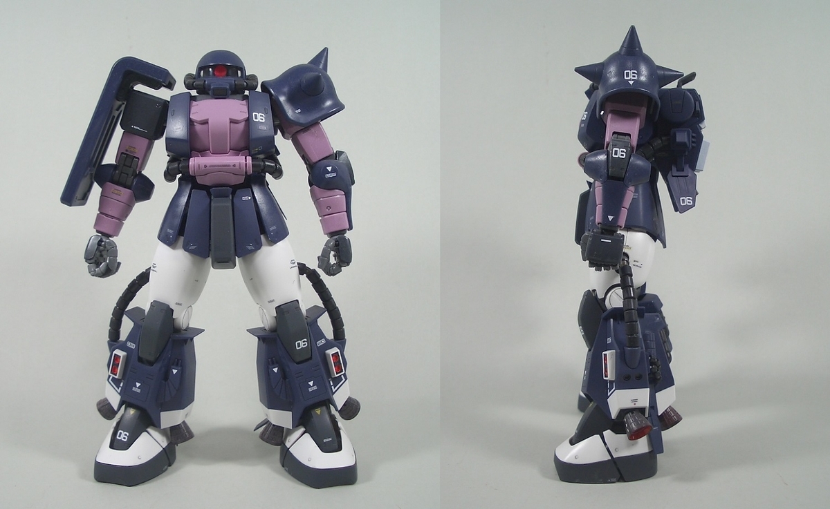 MG 高機動型ザクⅡ 黒い三連星仕様 Ver2.0. レビュー - つみプラ